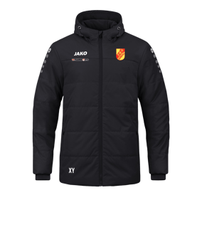 JAKO Team Coach Kapuzenjacke Schwarz F800