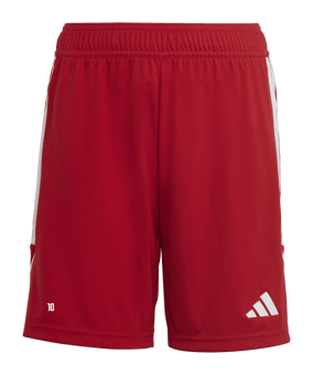 adidas Tiro 23 Short Kids Rot Weiss