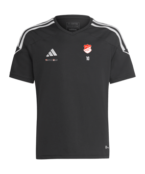 adidas Tiro 23 Trikot Kids Schwarz Weiss