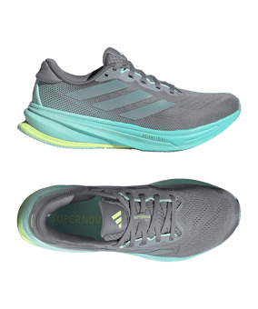 adidas Damen Supernova Rise 2 Laufschuh Grau - grau
