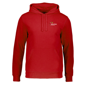 Merch Drummer 2.0 Hoody Red | #brustlogo
