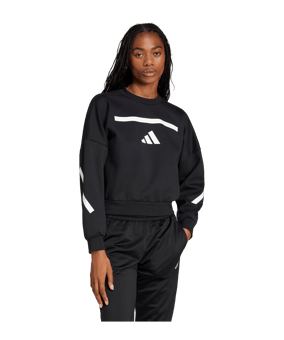 adidas Z.N.E Sweatshirt Damen Schwarz - schwarz