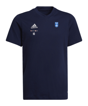 adidas Entrada 22 T-Shirt Kids Blau