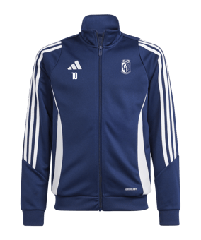 adidas Tiro 24 Trainingsjacke Kids Blau Weiss