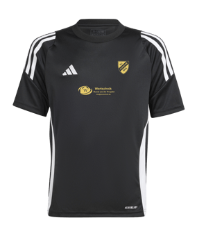 adidas Tiro 24 Trikot Kids Schwarz Weiss