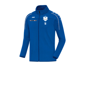 JAKO Classico Trainingsjacke Kids Blau Weiss F04