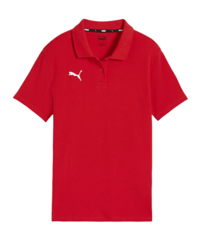 PUMA teamGOAL Casuals Poloshirt Damen Rot F01 - rot