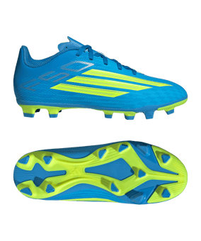 adidas F50 Club FG/MG Ice Cold Precision Kids Blau - blau