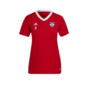 adidas Entrada 22 Trikot Damen Rot Weiss