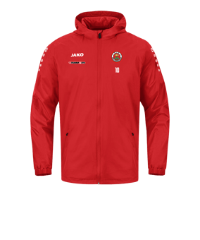 JAKO Team 2.0 Allwetterjacke Kids Rot F100