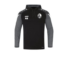 JAKO Performance Hoody Kids Schwarz Grau F804