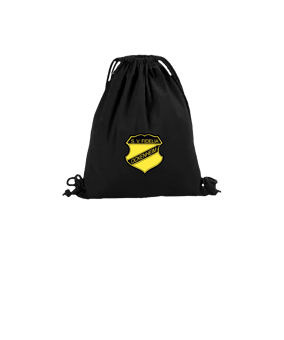 Merch Organic Premium Cotton Gymsack Black | #logo