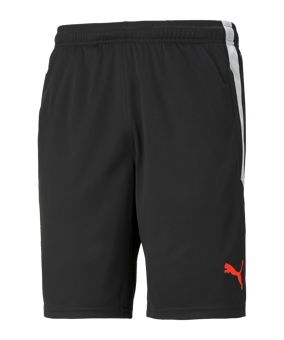 PUMA teamLIGA Short Schwarz Rot F41 - schwarz