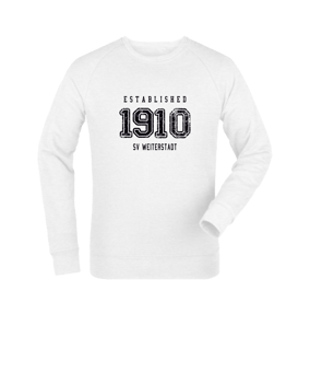Merch Roller Sweatshirt White | #established