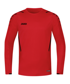 JAKO Challenge Sweatshirt Rot Schwarz F101 - rot
