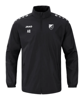 JAKO One Regenjacke Kids Schwarz F800