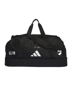 adidas Tiro League Duffel Bag Gr. L Schwarz Weiss