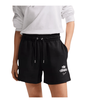Nike Fleece Boyfriend Court Femmes Noir C010 - noir