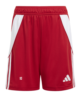 adidas Tiro 24 Short Kids Rot Weiss