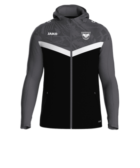 JAKO Iconic Kapuzenjacke Schwarz F801