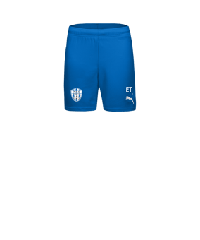 PUMA teamRISE Short Kids Blau Weiss F02