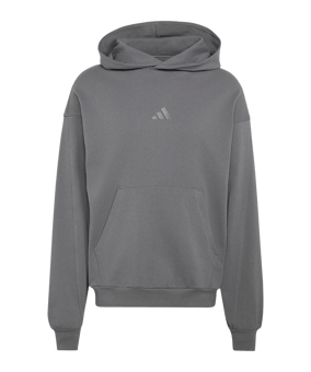 adidas Kit Small Logo Hoody Grau - grau