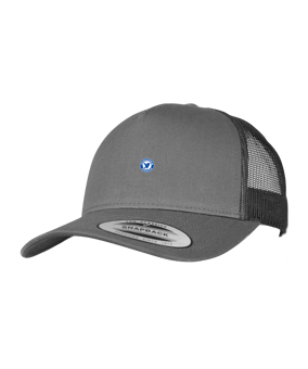 Merch 5 Panel Retro Trucker Cap Charcoal