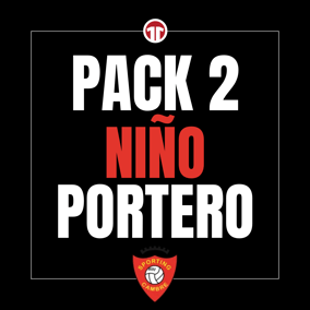 Pack 2ª Equipación Portero Niño