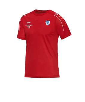 JAKO Classico T-Shirt Rot Weiss F01