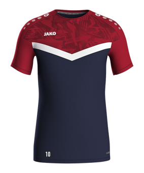 JAKO Iconic T-Shirt Blau Rot F901