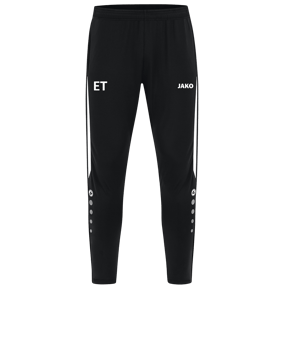 JAKO Power Trainingshose Schwarz Weiss F802