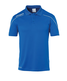 uhlsport Stream 22 Poloshirt Kids Blau Weiss F03 - blau