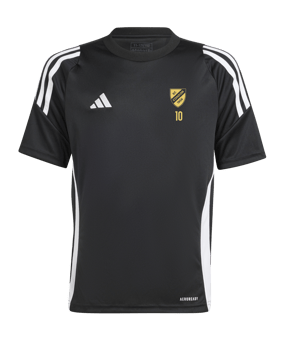adidas Tiro 24 Trikot Kids Schwarz Weiss