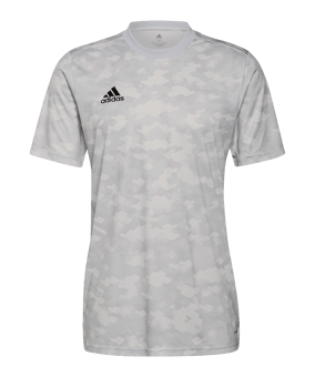 adidas Preshi Trainingsshirt Grau Weiss - grau