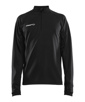 Craft Evolve Halfzip Sweatshirt Schwarz F999 - schwarz
