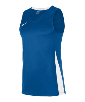 Nike Team Basketball Stock Trikot Blau Weiss F463 - blau