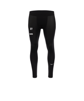Nike Pro Training Tight Schwarz Weiss F010