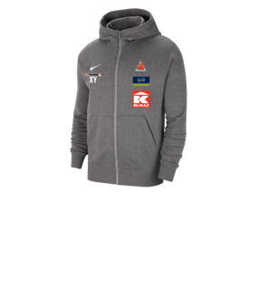 Nike Park 20 Fleece Kapuzenjacke Kids Grau F071