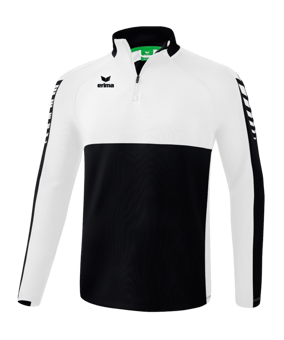 Erima Six Wings Trainingstop Kids Schwarz Weiss - schwarz