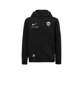Nike Park 20 Fleece Kapuzenjacke Kids Schwarz F010