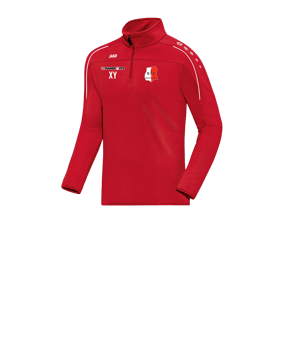 JAKO Classico Ziptop Kids Rot Weiss F01