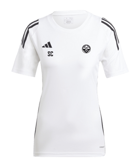adidas Tiro 24 Trikot Damen Weiss Schwarz