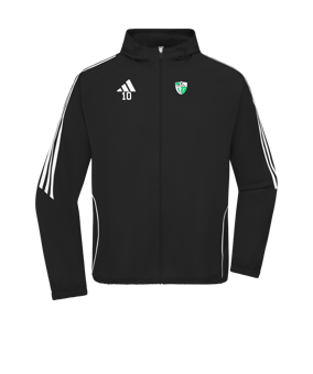 Veste coupe-vent adidas Tiro 24 noire blanche 
