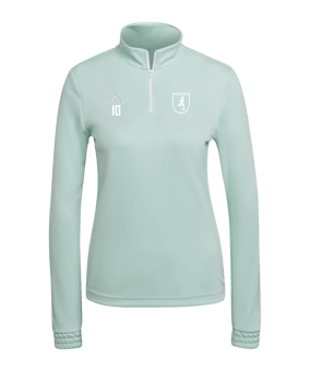 adidas Entrada 22 HalfZip Sweatshirt Damen Türkis
