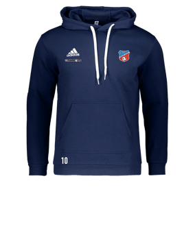 adidas Entrada 22 Hoody Blau