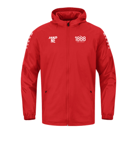 JAKO Team 2.0 Allwetterjacke Kids Rot F100
