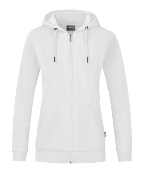 JAKO Organic Kapuzenjacke Damen Weiss F000