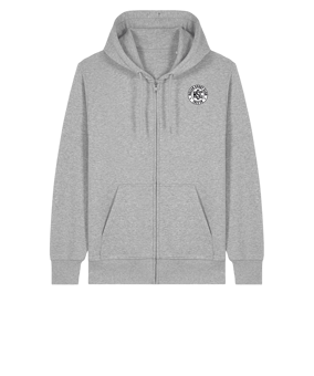 11tsmerch Merch Connector 2.0 Zip Sweatjacke Heather  Grau | #justlogo4c