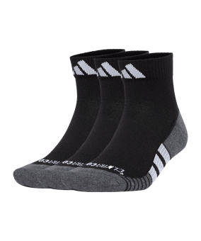 adidas Performance Cushioned 3-Pack Socken Schwarz - schwarz