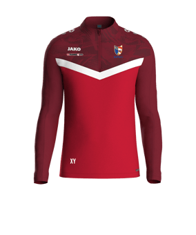 JAKO Iconic HalfZip Sweatshirt Rot F103